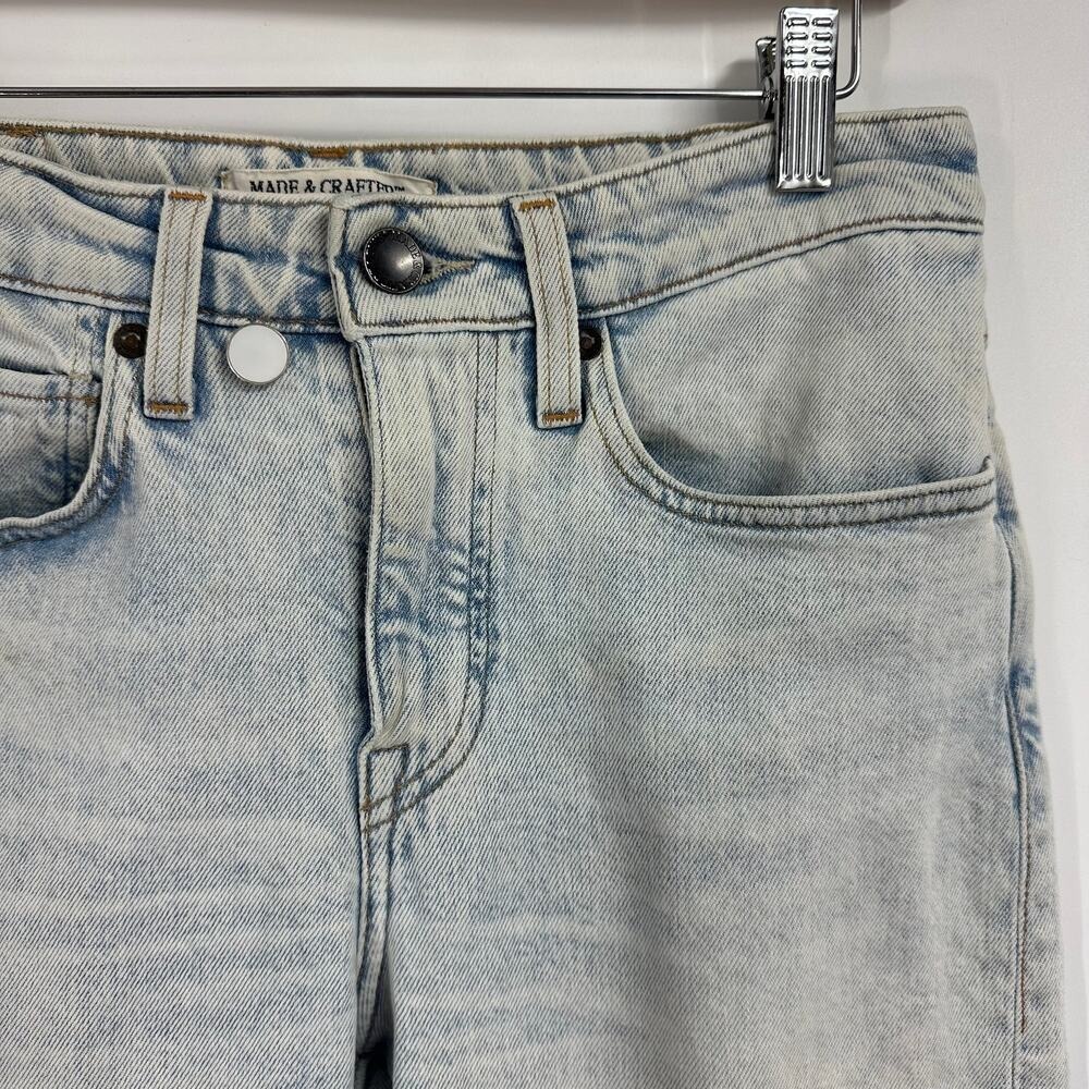 Levi's‎ Made & Crafted Needle Narrow Jeans Womens 29 Light Wash Blue Denim Slim - Picture 2 of 11